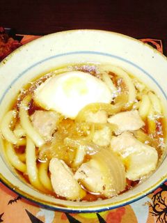 我が家のつゆも飲みたくなる鶏肉だしうどん-レシピのメイン写真