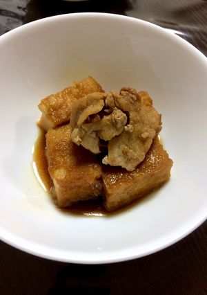 厚揚げと豚肉のメープルシロップ煮-レシピのメイン写真