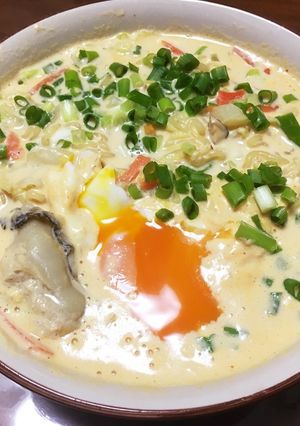 卵とろーり♪ピリ辛クリーミーな辛ラーメン-レシピのメイン写真