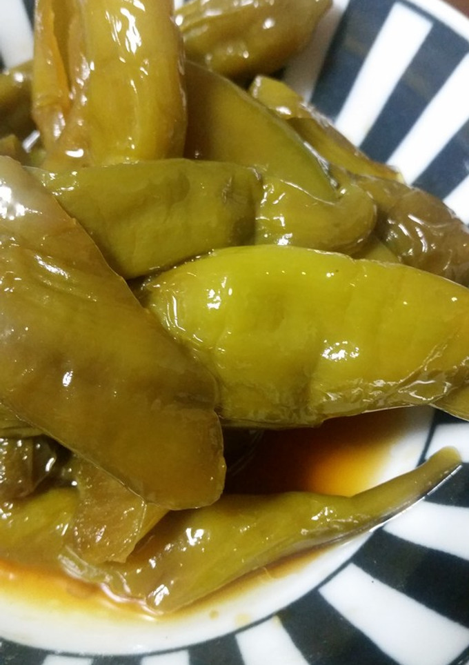 簡単短時間副菜！万願寺とうがらしの煮浸し-レシピのメイン写真