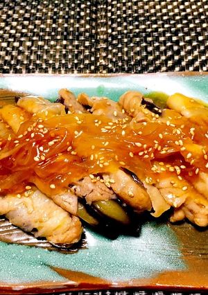 レンチン簡単！なすの豚肉巻き南蛮だれ風〜-レシピのメイン写真