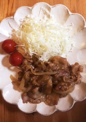 ハチミツで甘い生姜焼き☆٩( ᐛ )و-レシピのメイン写真