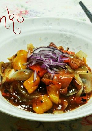 鶏肉の缶詰めで酢豚風♪時短、簡単♪-レシピのメイン写真