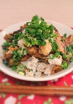 ザ・一人飯 鯖味噌煮の大根おろしかけ丼-レシピのメイン写真