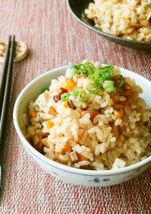 蓮根こぶおろしで中華風おこわ-レシピのメイン写真