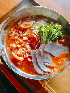 トマトの酸辣湯風辛ラーメン-レシピのメイン写真