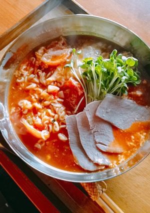 トマトの酸辣湯風辛ラーメン-レシピのメイン写真