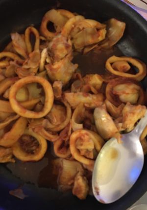 簡単フランス料理 イカのトマト煮-レシピのメイン写真