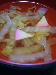 白菜とかまぼこのお吸い物-レシピのメイン写真