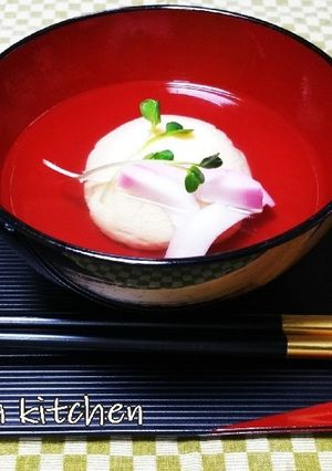 まぁるい卵豆腐のお吸い物料亭風❤-レシピのメイン写真