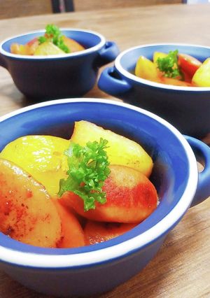 お弁当☆じゃが芋ウインナーのコンソメ炒め-レシピのメイン写真