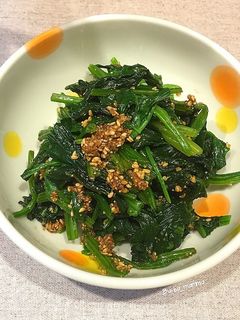ほうれん草のごまあえ-レシピのメイン写真