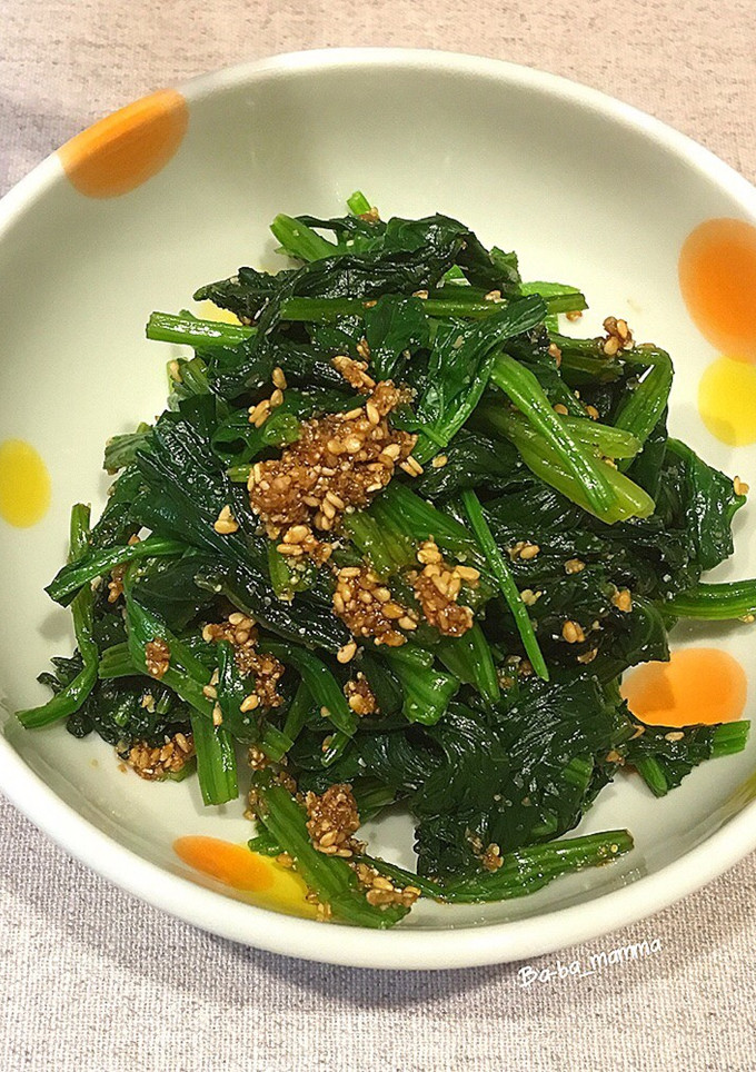 ほうれん草のごまあえ-レシピのメイン写真