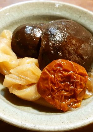 椎茸・干瓢の含め煮 発酵玉葱・乾燥トマト-レシピのメイン写真