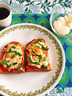 減塩食 ピザトースト-レシピのメイン写真