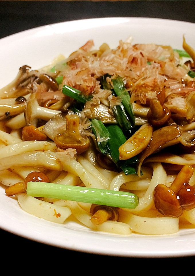 鮭川きのこの焼うどん-レシピのメイン写真