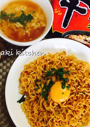 ♡釜玉風辛ラーメン♡-レシピのメイン写真