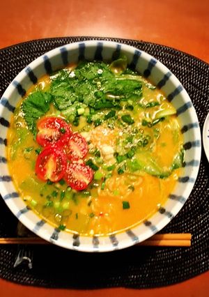 ダイエットにも❤︎豆乳マイルド辛ラーメン-レシピのメイン写真