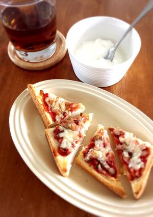 野菜嫌いな子どものピザトースト✻-レシピのメイン写真