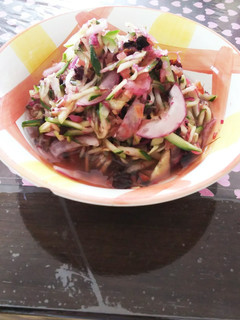 きゅうりと紫玉ねぎの梅カツオ(酢の物)-レシピのメイン写真
