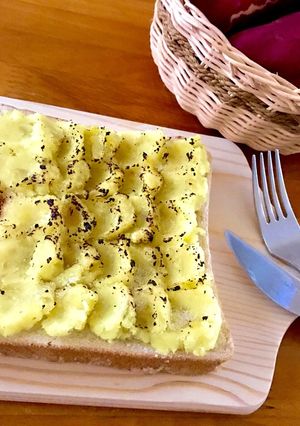 スイートポテトdeウェーブトースト-レシピのメイン写真
