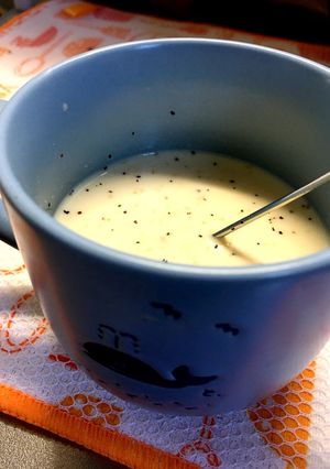 1分ですぐ出来る簡単マグカップ豆乳スープ-レシピのメイン写真