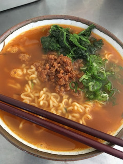 鶏そぼろで旨辛麺-レシピのメイン写真