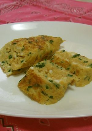メープルでニラ入り卵焼き-レシピのメイン写真
