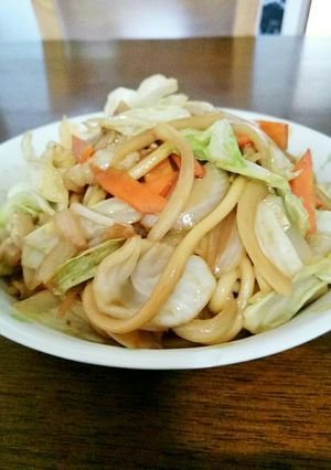 醤油ベースの焼きうどん-レシピのメイン写真
