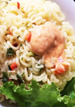 簡単☆おいしい☆辛マヨ麺♡-レシピのメイン写真