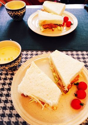♡照り焼きチキンサンドイッチ♡-レシピのメイン写真