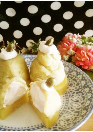 ホイップマリームで♪焼きいモンブラン♡-レシピのメイン写真