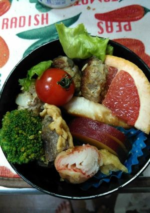 ハンバーグ弁当-レシピのメイン写真