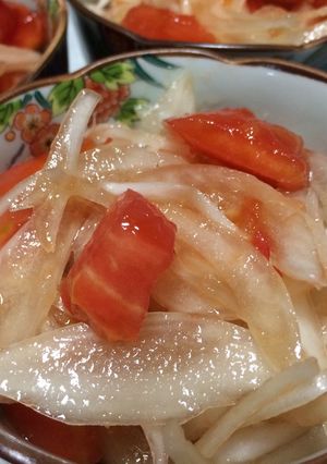 トマトこぶおろしの玉ねぎサラダ-レシピのメイン写真