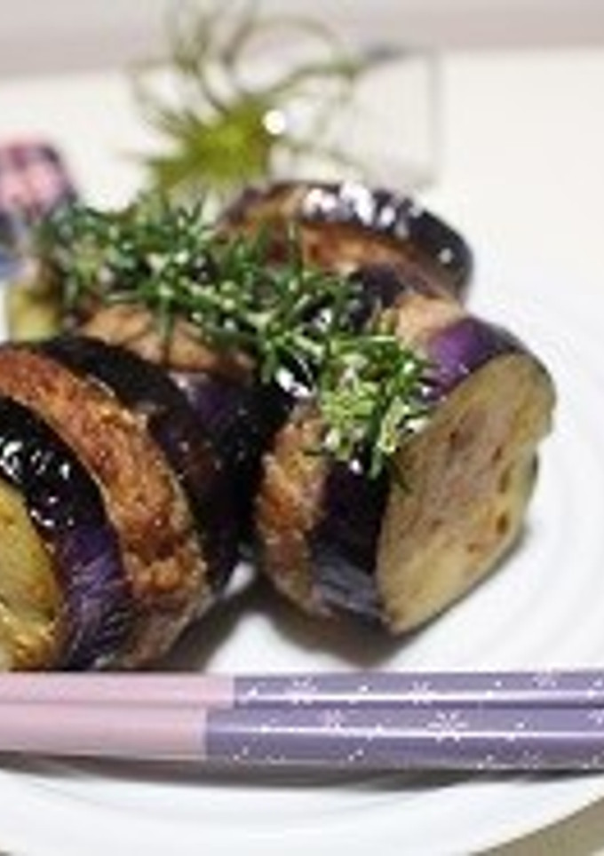 茄子はさみ揚げ-レシピのメイン写真