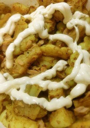 ゴーヤとツナのカレーマヨネーズ和え-レシピのメイン写真