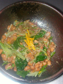 水菜のおひたし&納豆のサラダ-レシピのメイン写真