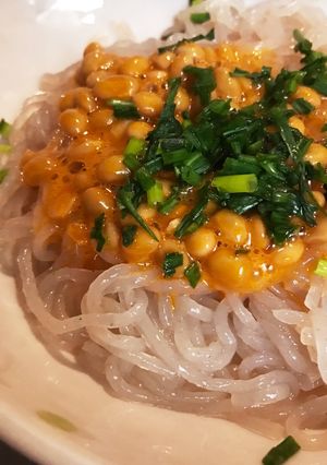 簡単すぎ★糖質制限★白滝納豆卵♪-レシピのメイン写真