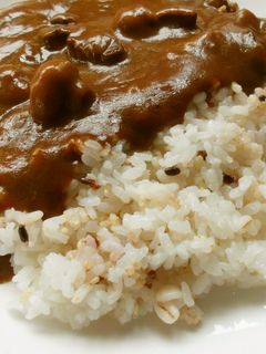 十穀米とカレーと私♪-レシピのメイン写真