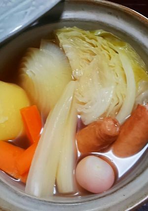 ポトフを土鍋で。-レシピのメイン写真