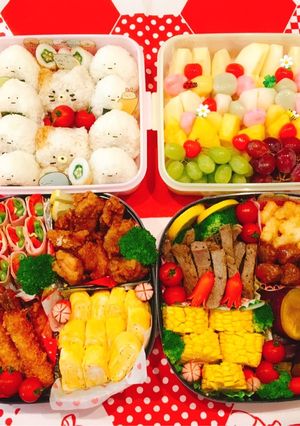 お弁当おかず簡単キャラ弁可愛いお弁当簡単-レシピのメイン写真