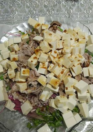 豚肉と豆腐と野菜のサラダ-レシピのメイン写真