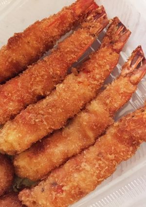 裏技！！100％まっすぐ揚がるエビフライ-レシピのメイン写真
