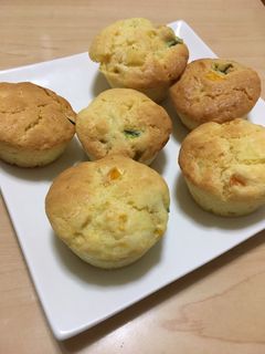 かぼちゃとチーズのマフィン-レシピのメイン写真