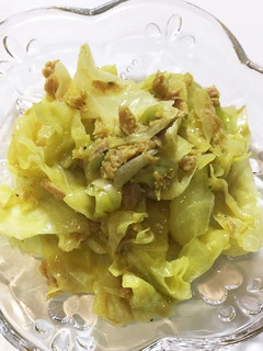 レンジで簡単*キャベツとツナカレーサラダ-レシピのメイン写真