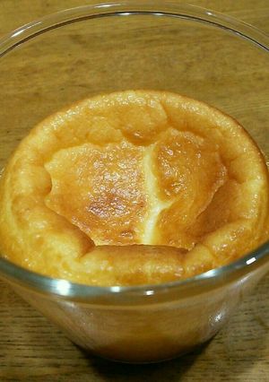 【低糖質】スフレチーズケーキ-レシピのメイン写真