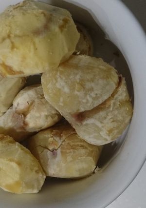 シャトルシェフでゆで栗-レシピのメイン写真