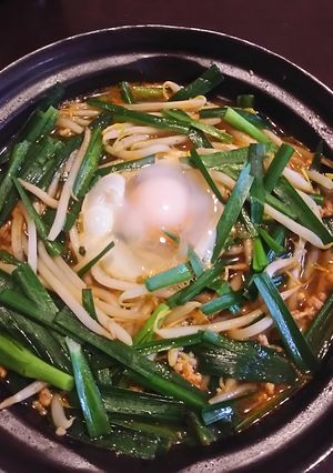 土鍋で☆野菜たっぷり辛ラーメン鍋-レシピのメイン写真
