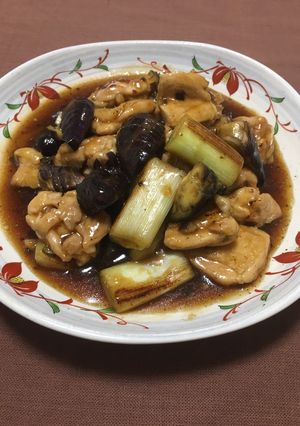 鶏もも肉と秋なすのスタミナ照り焼き-レシピのメイン写真