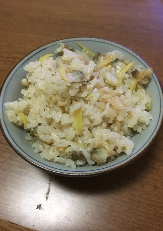 超簡単むきあさりと新生姜の炊き込みご飯-レシピのメイン写真